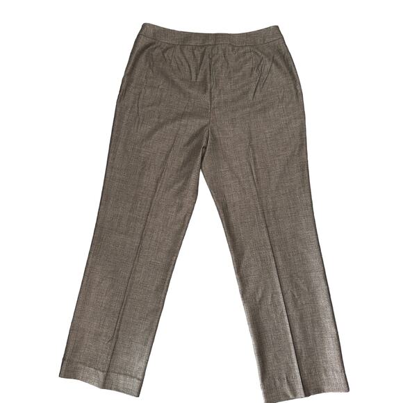 Lafayette 148 New York Barrow Brown Pants Size 12 Classic Office Quiet Luxury - Picture 1 of 8